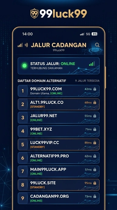 Tampilan link alternatif 99luck99