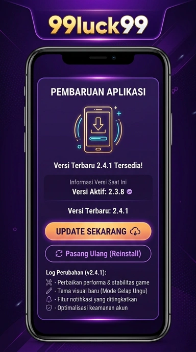 Tampilan riwayat versi 99luck99