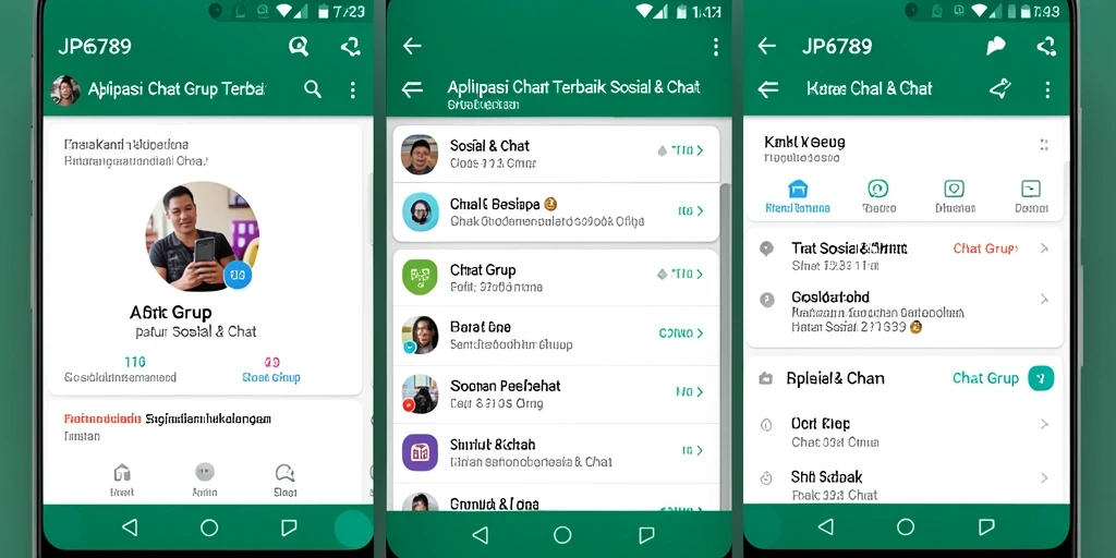 Tampilan antarmuka utama aplikasi JP6789 yang mudah digunakan.
